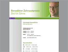 Tablet Screenshot of benedikter.info
